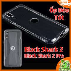 Ốp lưng Xiaomi Black Shark 2/ Shark 2 PRO Silicon Loại Tốt Dẻo trong suốt