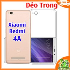 Ốp lưng Xiaomi Redmi 4A Silicon Dẻo Trong Suốt