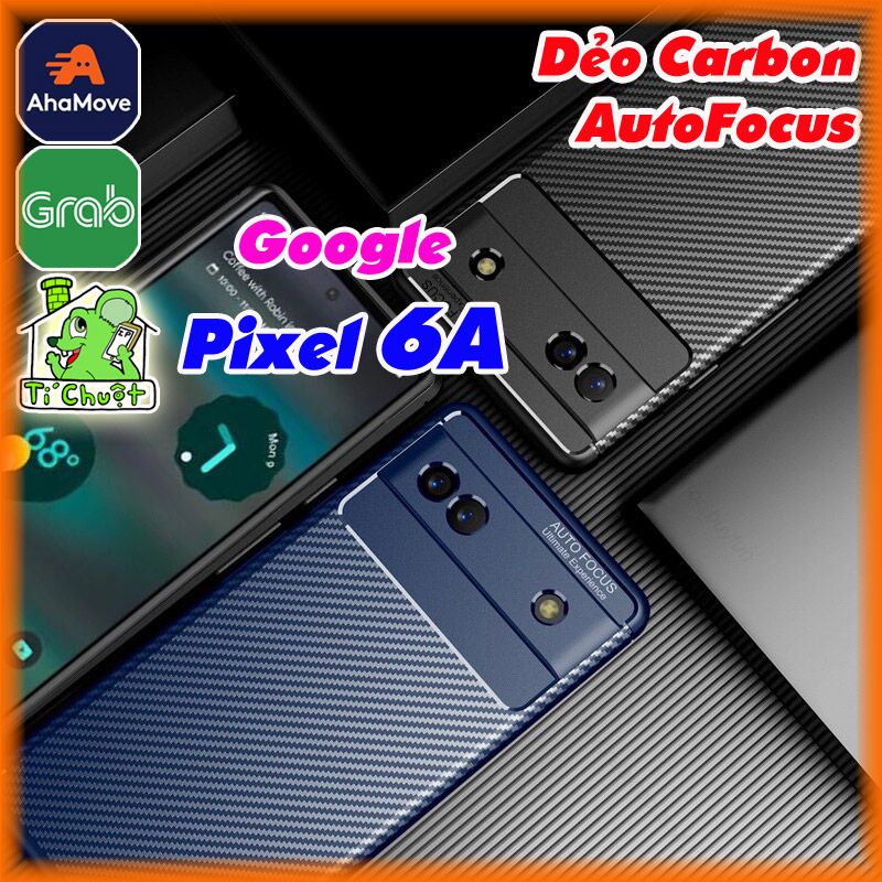 Ốp Lưng Google Pixel 6A AutoFocus Vân 3D Carbon Chống Sốc