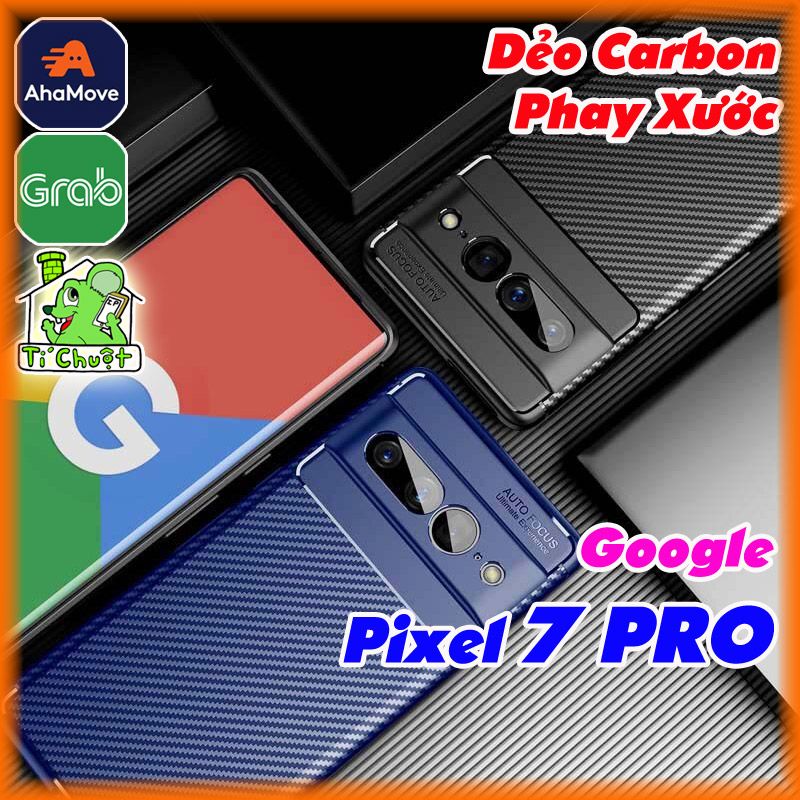 Ốp Lưng Google Pixel 7 PRO AutoFocus Vân 3D Carbon Chống Sốc