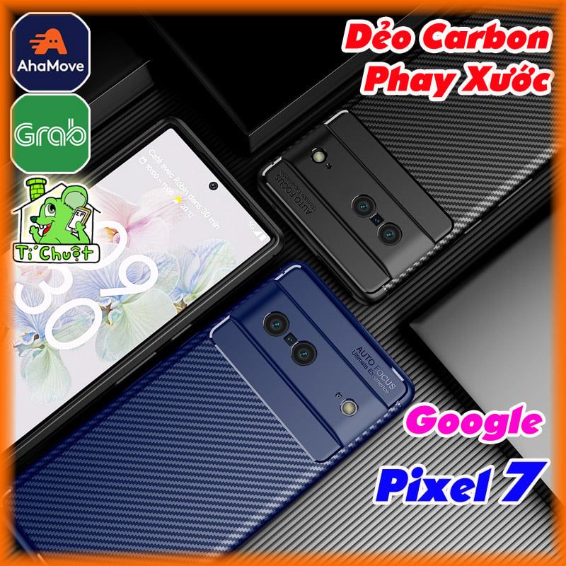 Ốp Lưng Google Pixel 7 AutoFocus Vân 3D Carbon Chống Sốc