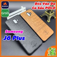 Ốp Lưng Samsung J6 Plus Dẻo Vân Da Cá Sấu SANTA POLO