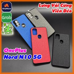 Ốp Lưng OnePlus NORD N10 5G Nhựa Cứng Bọc Vải Jean Viền Dẻo