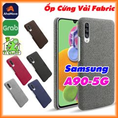 Ốp Lưng Samsung A90 5G Nhựa Cứng Bọc Vải Fabric