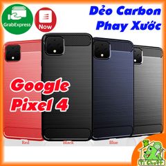 Ốp Lưng Google Pixel 4 Dẻo Carbon Phay Xước Chống Sốc