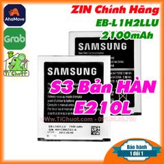 Pin Samsung  EB-L1H2LLK 2100mAh Galaxy S3 LTE bản Hàn Quốc ZIN Chính Hãng