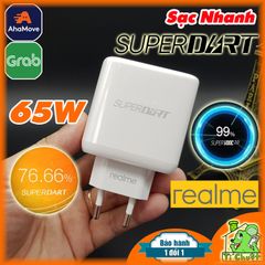 Sạc Nhanh SuperDart 65W REALME 8 Pro/ GT Neo2/ GT2 ZIN Chính Hãng