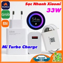 Sạc Nhanh Xiaomi 33W Mi Turbo Charge MDY-11 ZIN Chính Hãng
