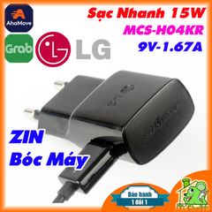 Sạc Nhanh LG 15W Fast Charge 9V-1.67A ZIN Chính Hãng