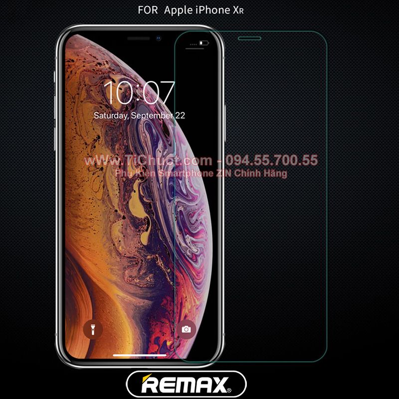 Kính CL iPhone 11/ XR REMAX mỏng 0.15mm - KO FULL, 9H-2.5D