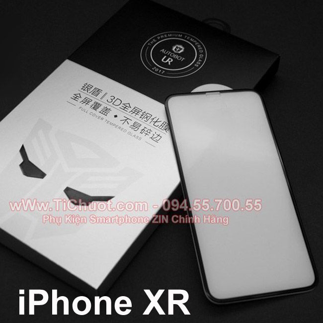 Kính CL iPhone 11/ XR Autobot UR FULL Trong suốt 0.2mm