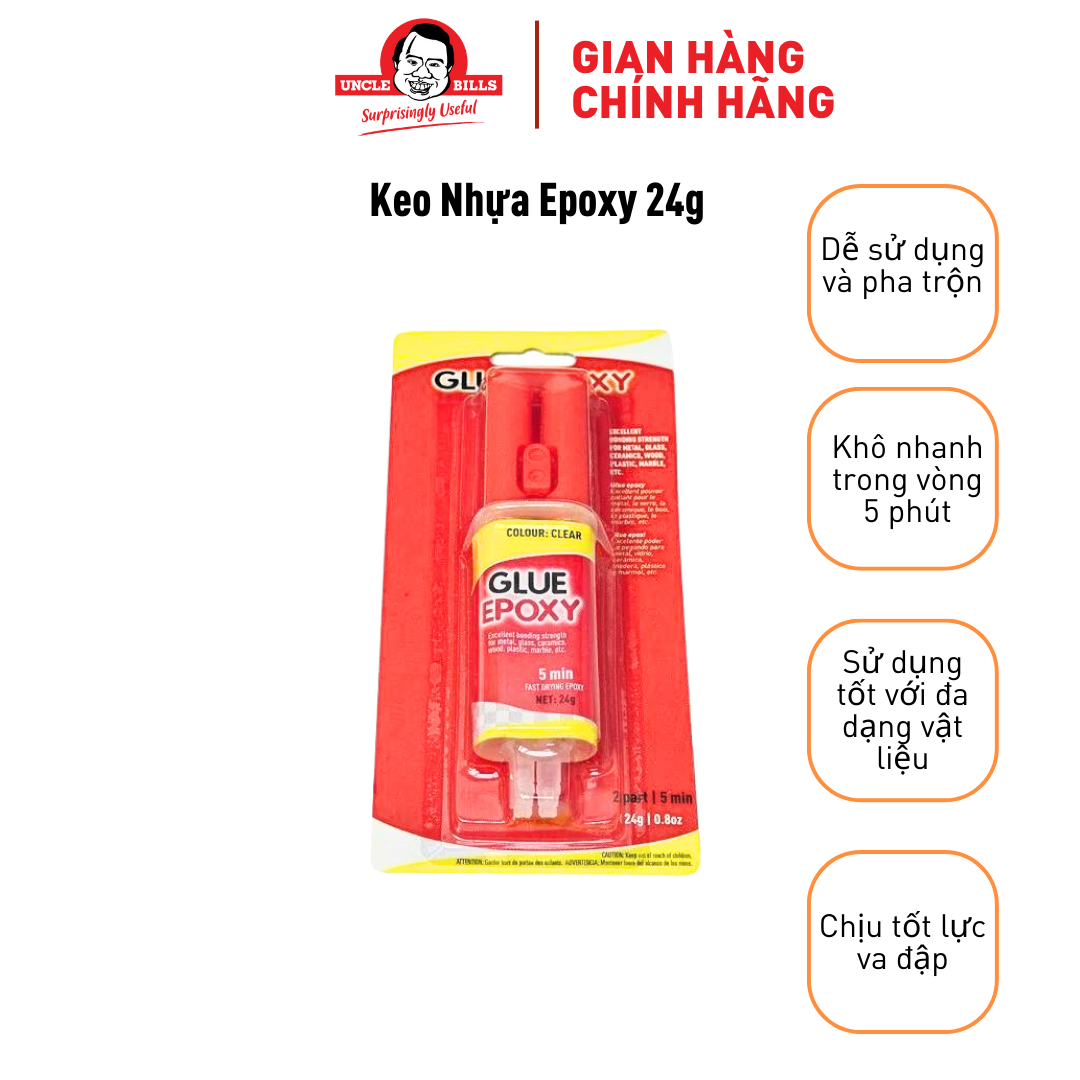 Keo nhựa Epoxy 24g Uncle Bills HY0019