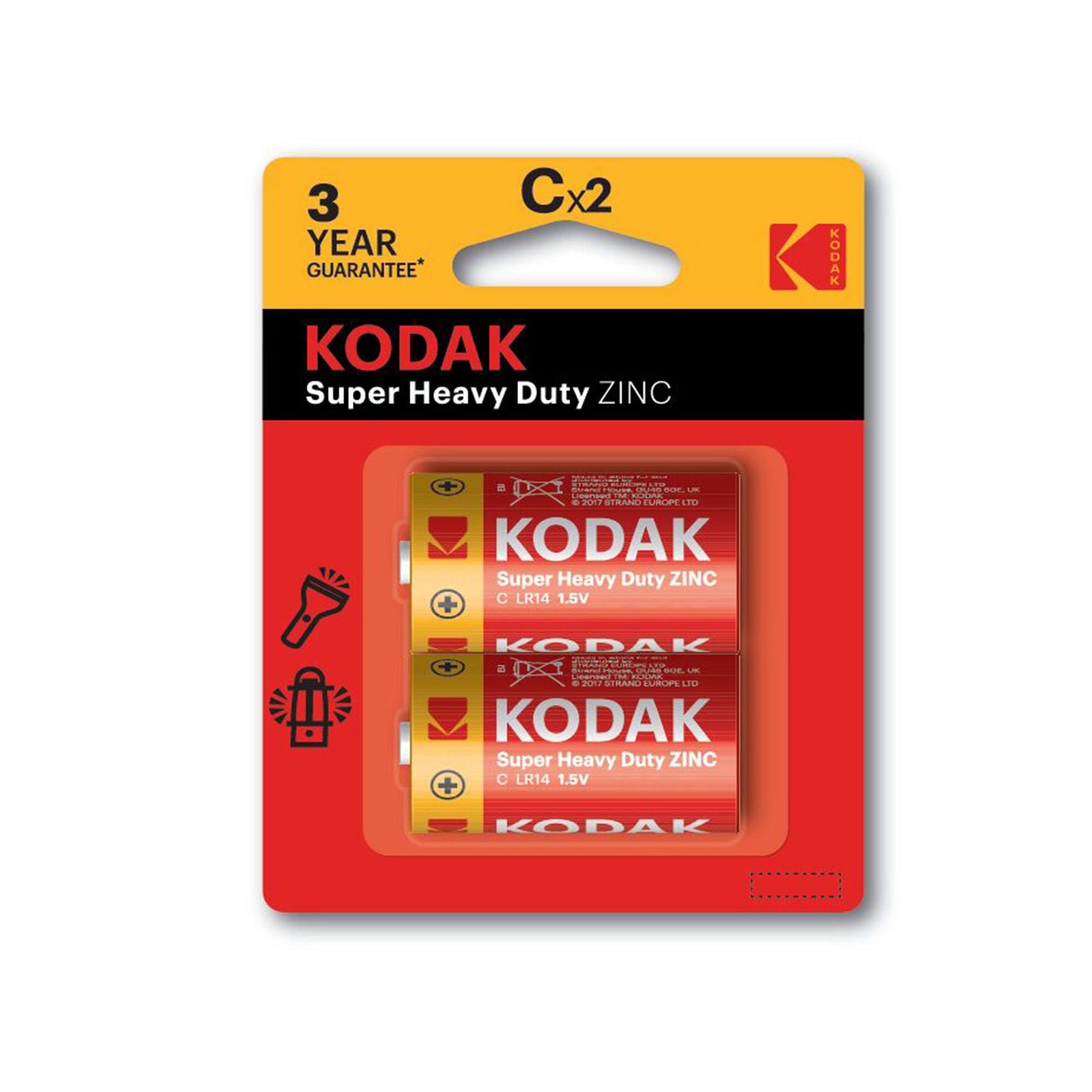 Bộ 2 Pin Kodak Zinc C UBL IB0157