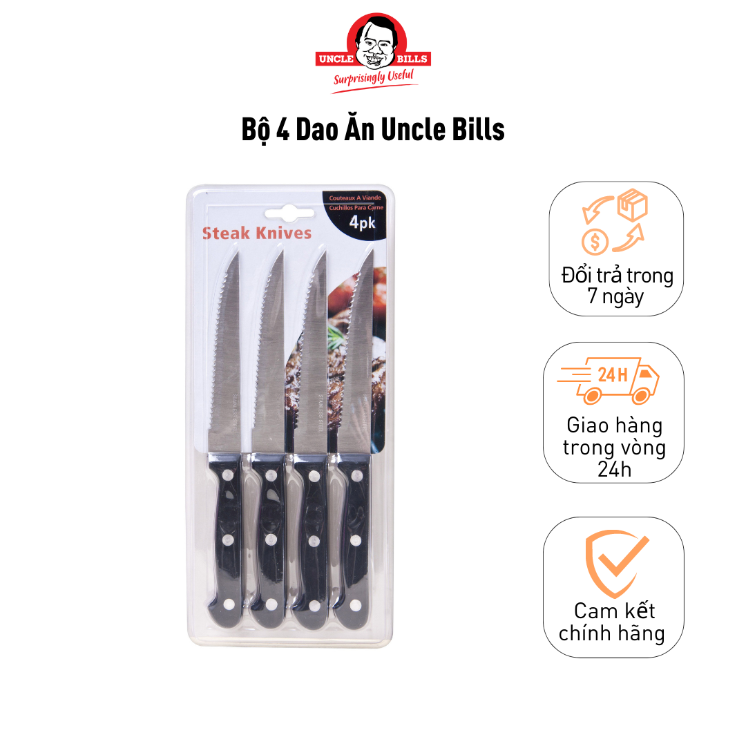 Dao Ăn Bộ 4 Cái Uncle Bills KT0080