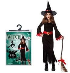 Trang phục đầm phù thủy dài cho bé gái Halloween UBL UH01216
