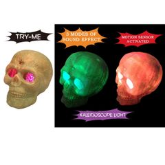 Đèn hộp sọ khổng lồ có âm thanh Halloween Uncle Bills UH00565