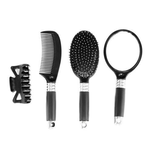 Hair Brush 4Pc Travel Set