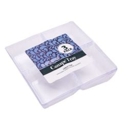 Canape-Dish-4-Div-Sq-Clear-3Pk