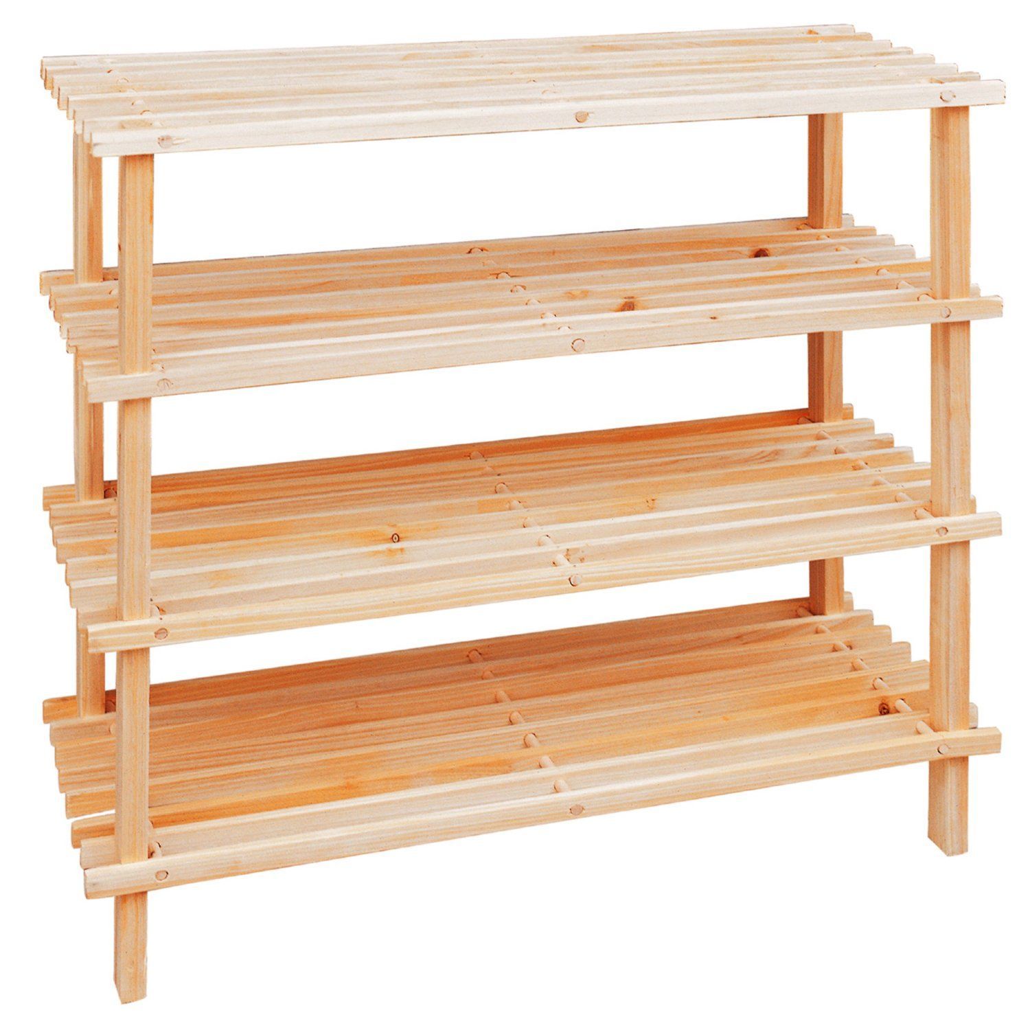 Shoe Rack 4 Tier 64X26X67Cm 2Asst