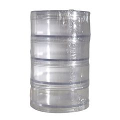 Cannister 4 Stack 7Pk Clear