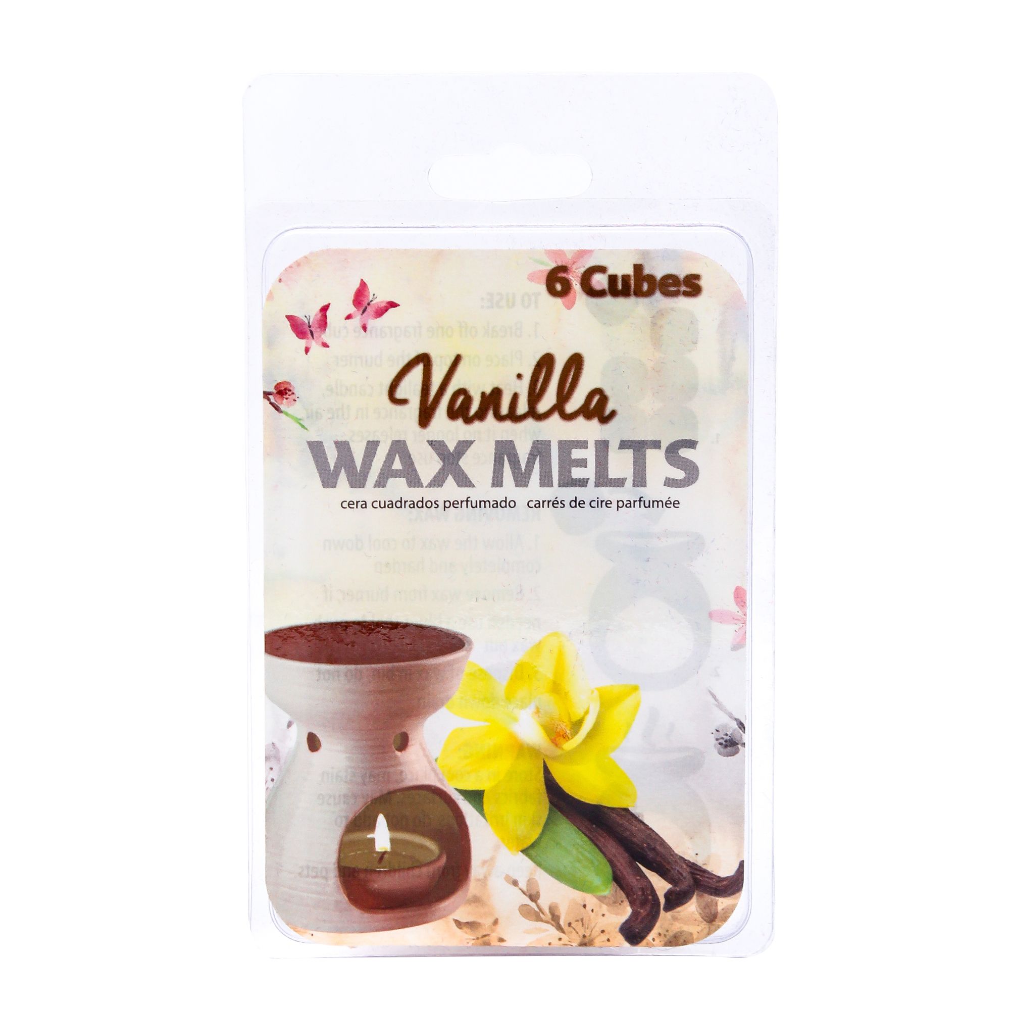 Wax Melts Vanilla Scented 6Pk