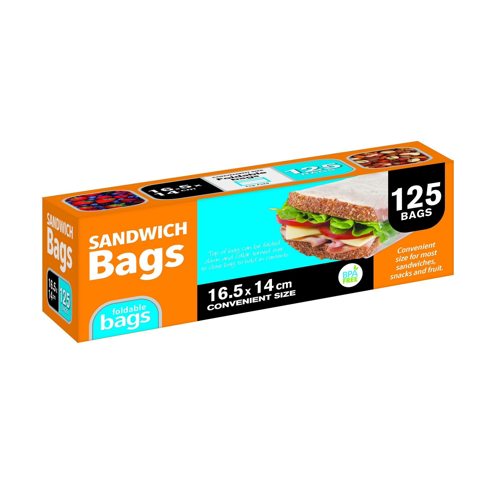 Sandwich Bags 125Pk