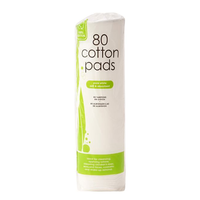 Cotton Cosmetic Pads 80Pk