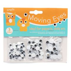 Craft Moving Eyes 3 Asstd Szs