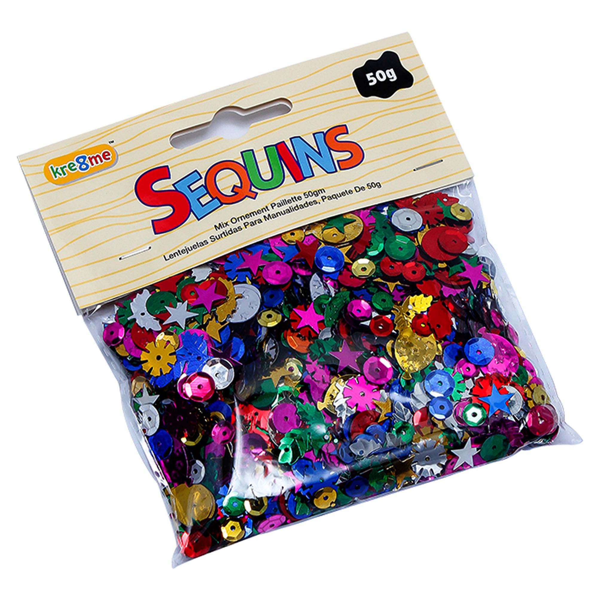 Craft Mix Sequins Pack 50G