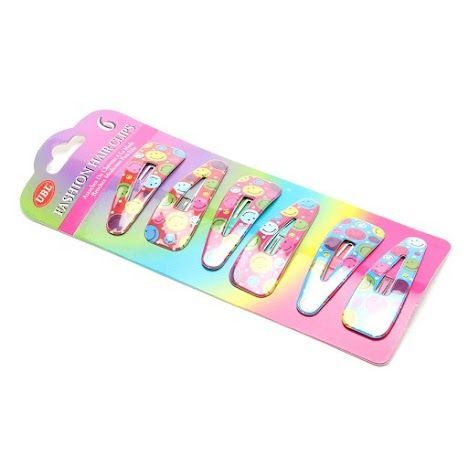 Hair Clips 6Pk 4Asst