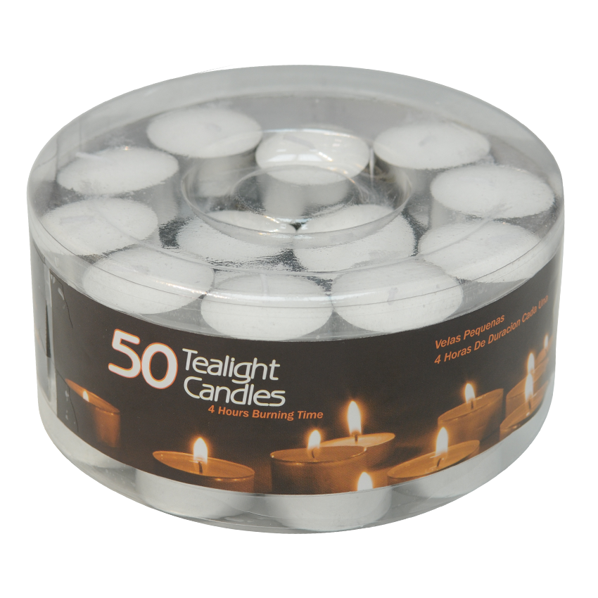 Candle Tea Light 14G 50Pk