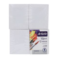 Artist Canvas Mini 7X9Cm 4Pk