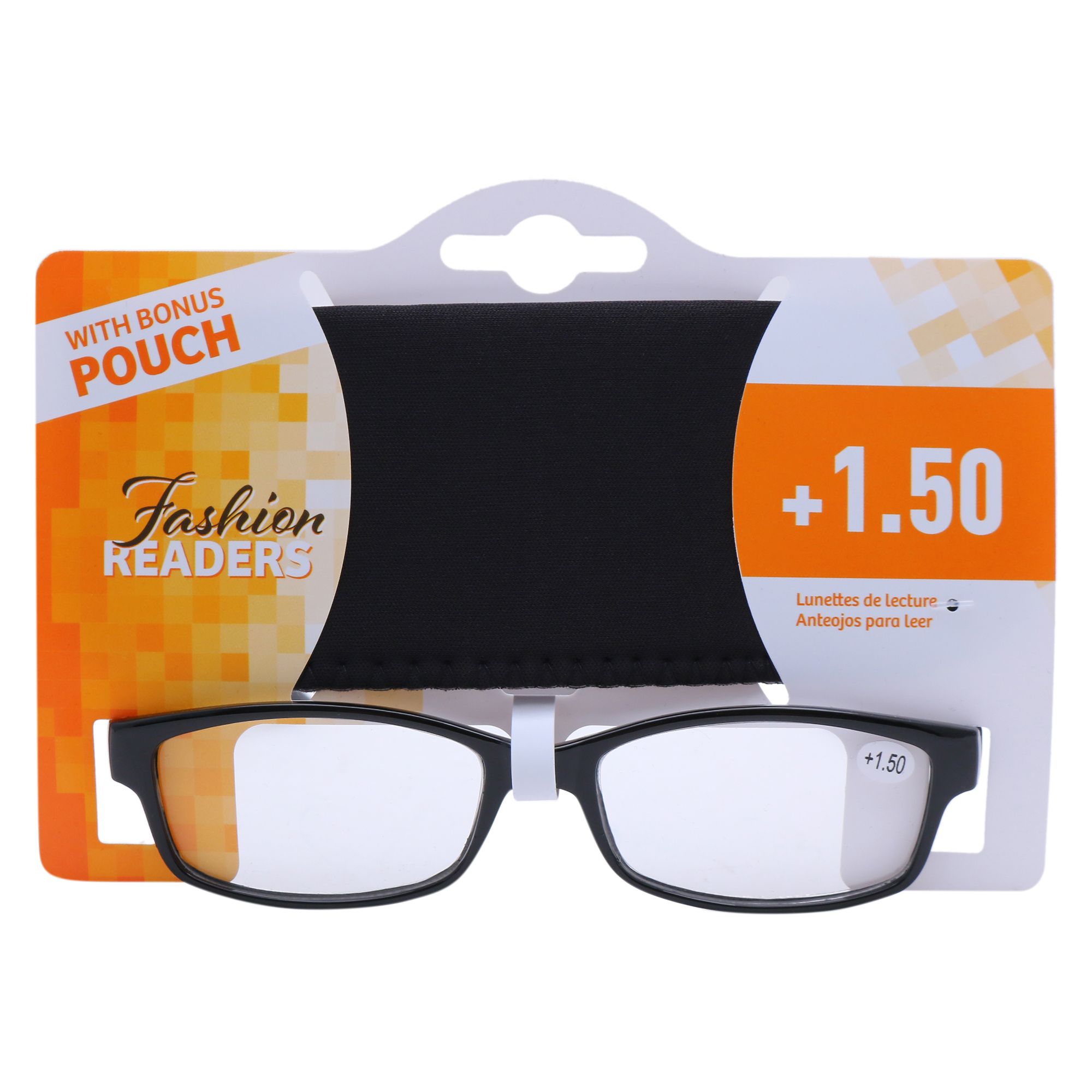 Reading Glasses W/Pouch +1.50