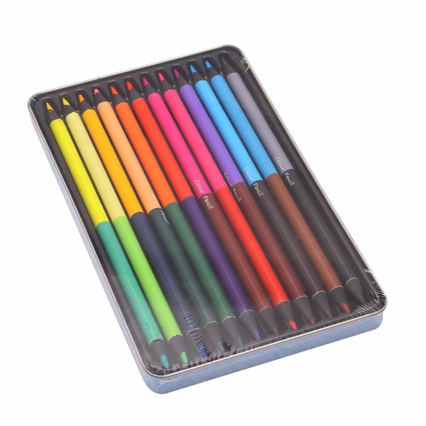 Colour Pencils Double End 12Pc