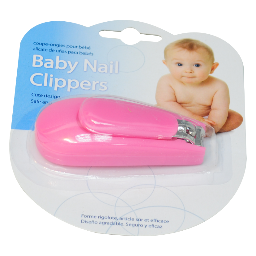 Baby Nail Clipper W/Catcher 2Asst