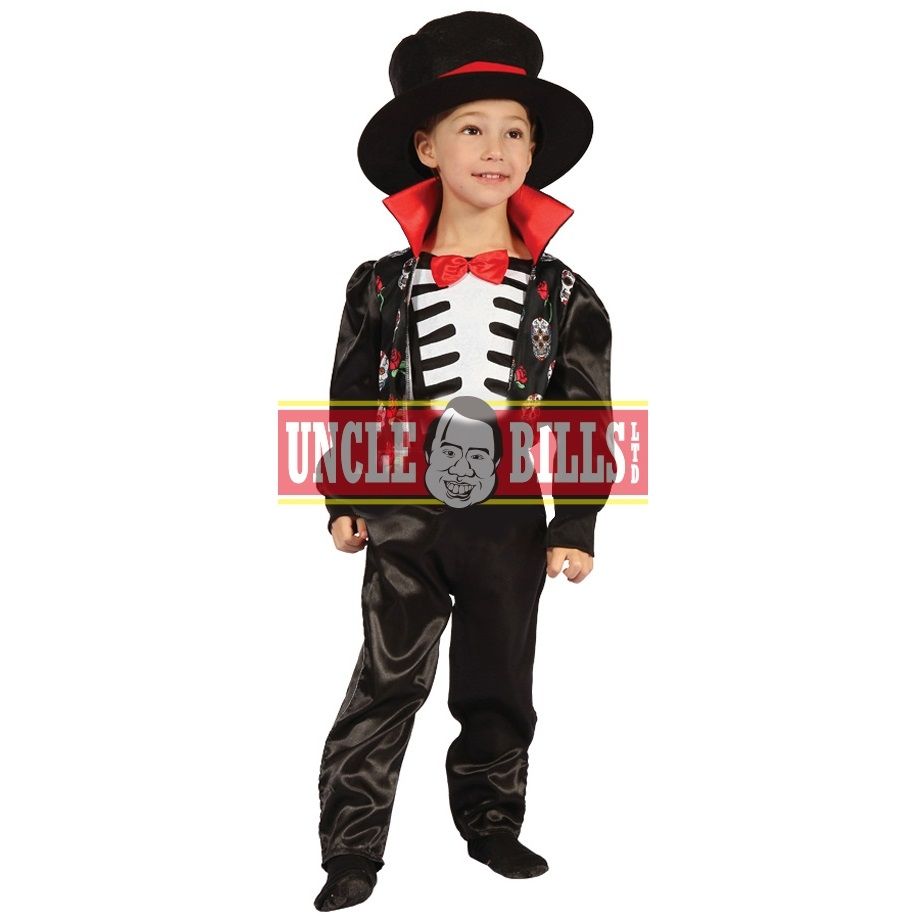 COSTUME DELUXE DAY OF THE DEAD TODDLER BOYS