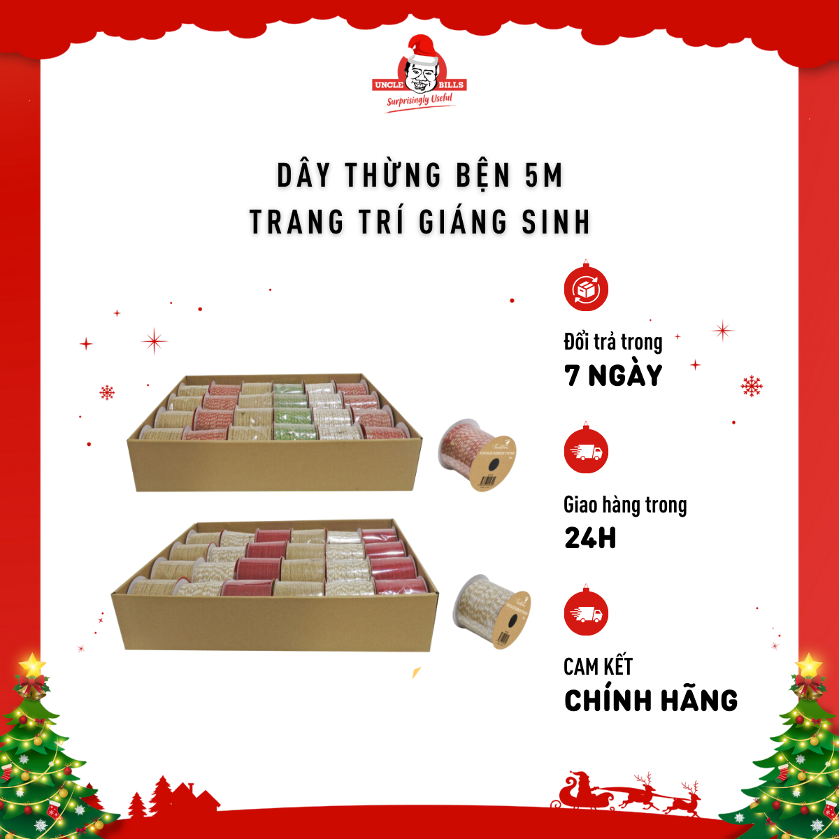 Ruy băng dây bện vintage 5m 12 kiểu