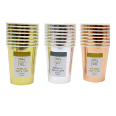 Ly Giấy 250ml 8 Cái 3 Loại