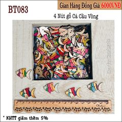 Nút Gỗ Cá Cầu Vồng BT083