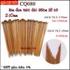 Kim đan trúc dài 36cm 18 cỡ Từ 2mm đến 10mm CQ080