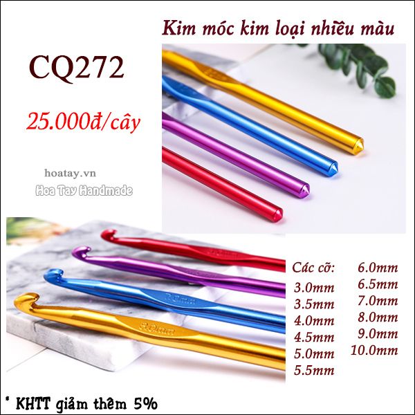 Kim móc kim loại nhiều màu CQ272