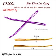 Kim Khâu Len Cong- Kim may len cong bằng Kim Loại CS002 - Hoa Tay Handmade