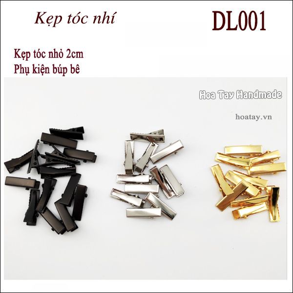 Kẹp tóc nhí - Kẹp tóc siêu nhỏ cho búp bê, thú bông DL001