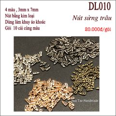 Nút sừng trâu siêu nhỏ - Nút áo khoác - Phụ kiện làm đồ búp bê, thú bông DL010