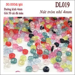 Nút tròn siêu nhỏ làm đồ búp bê, gấu bông DL019