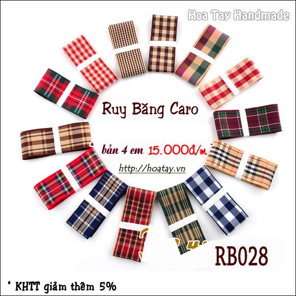 Ruy Băng Caro RB028 bản 4cm