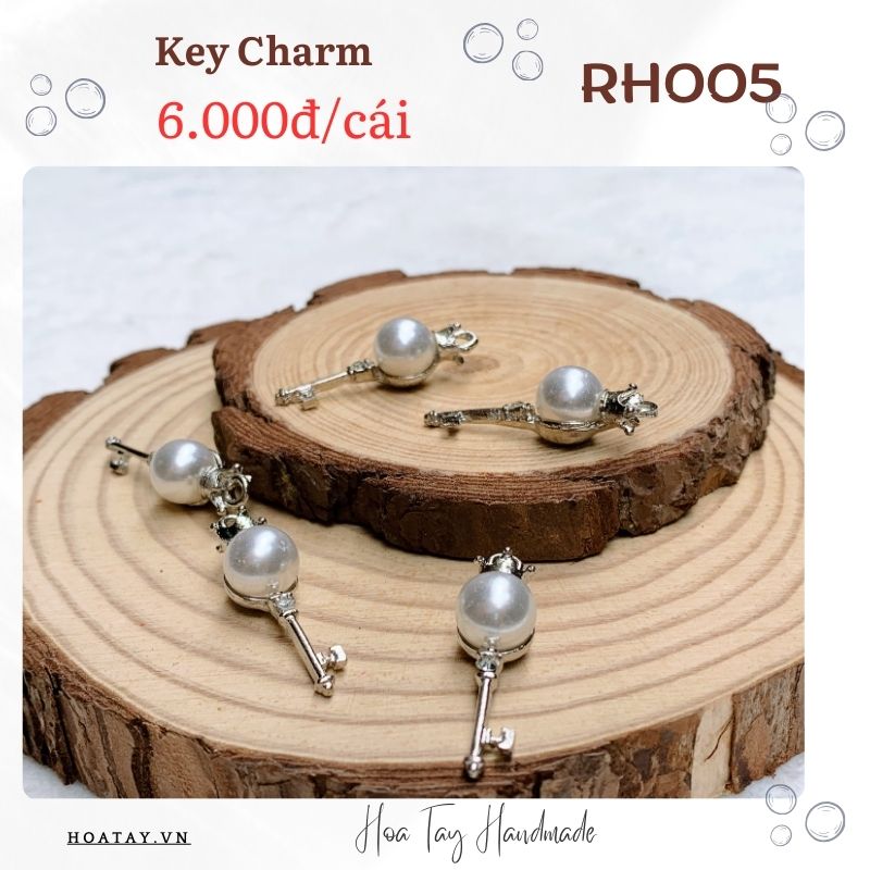 Key Charm gắn móc khoá, trang sức, croptop - phụ kiện trang trí RH005