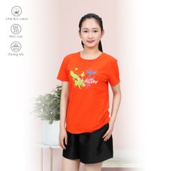 Áo thun nữ form suông chất liệu Cotton cao cấp 020p 0962