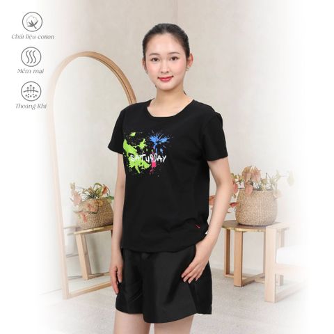 Áo thun nữ form suông chất liệu Cotton cao cấp 020p 0903