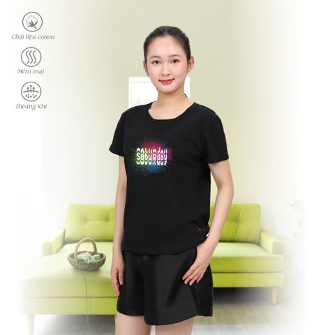 Áo thun tay ngắn form suông cotton 020p 0902